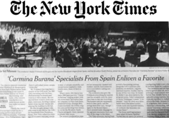 Orfeón Pamplonés en The New York Times